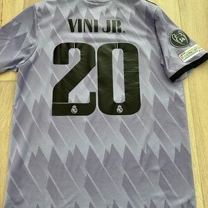 2022-2023 Real Madrid Away Kit Vini Jr Size L